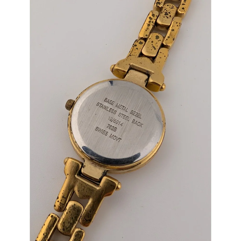 Anne Klein Swiss Watch‎ Women 22mm Gold Case 6.5